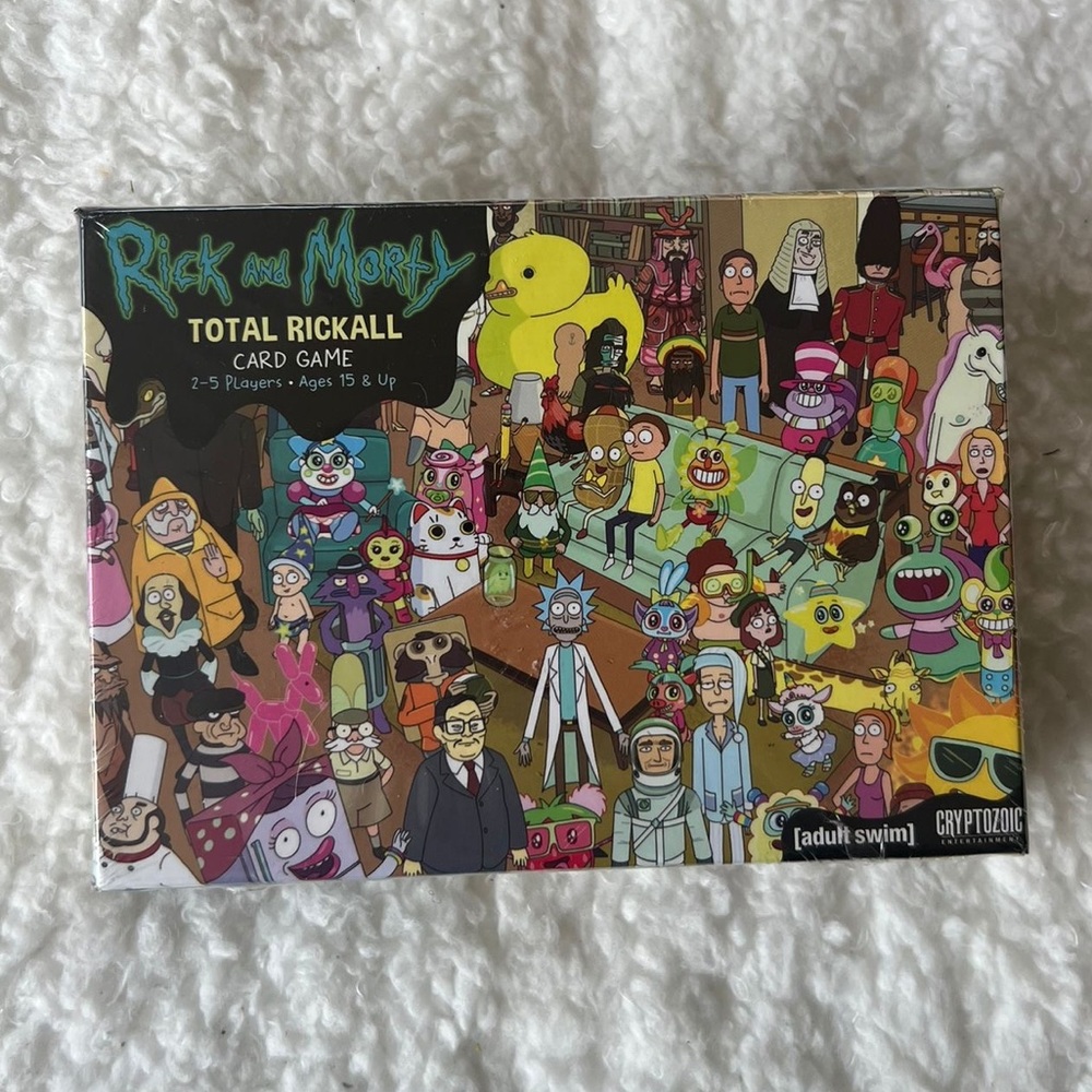 Rick and Morty Total Rickall Cooperative Card Game
